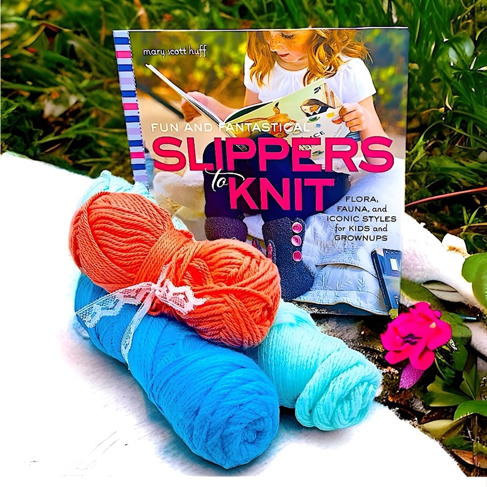 Fun and Fantastical Slippers to Knit + 3 Yarn Skeins